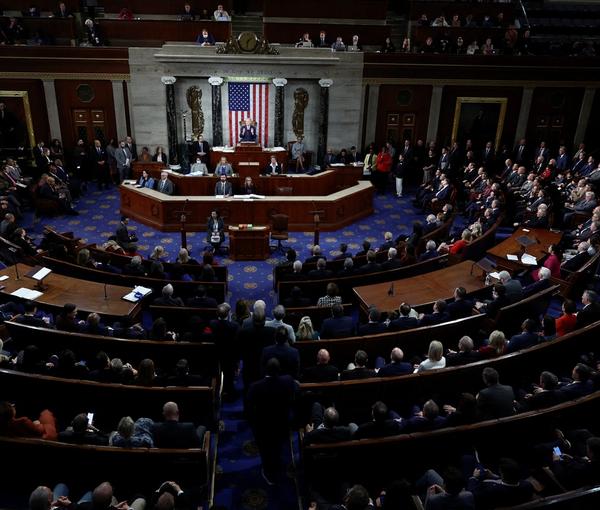 The US House of Representatives on the fourth day of the 118th Congress at the Capitol in Washington, January 7, 2023