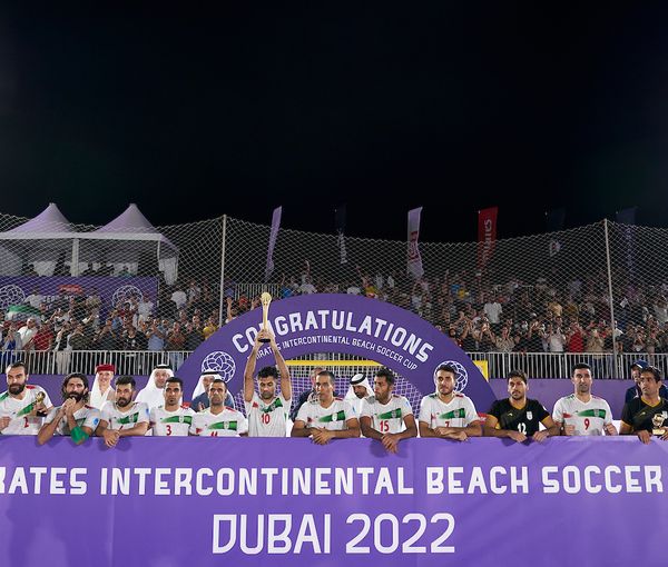 The Iranian national team won the Beach Soccer Intercontinental Cup in UAE on November 7, 2022
