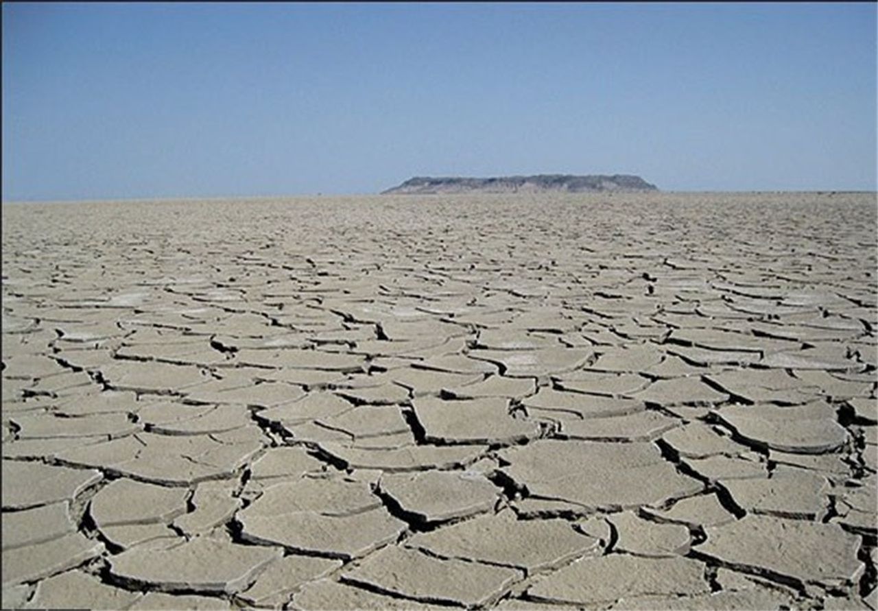 A nature reserve in Iran's Sistan turned into desert