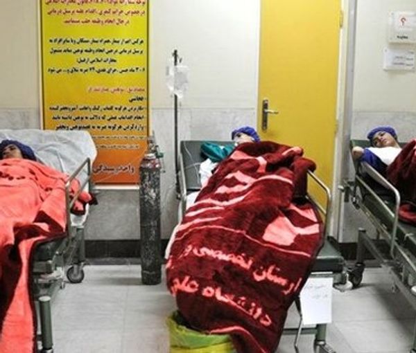 Some of students hospitalized with symptoms of poisoning in the city of Qom  (February 2023)