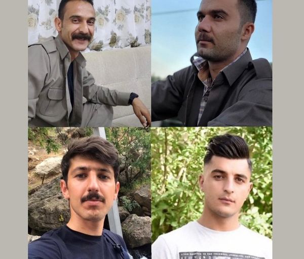 Four men who were arrested In Iran and disappeared. Undated