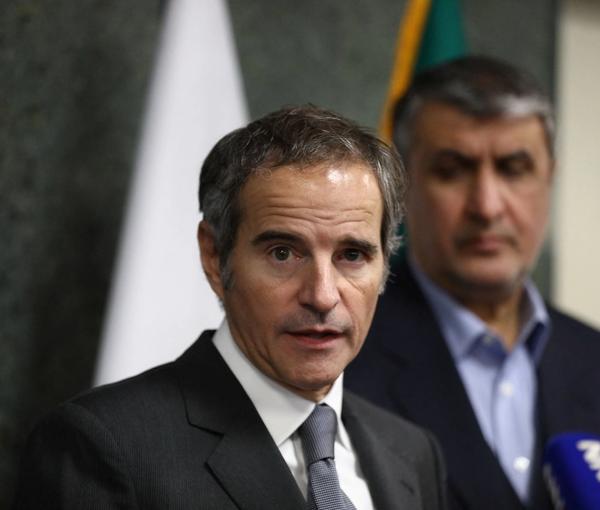Rafael Grossi visiting Iran one year ago, on March 5, 2022
