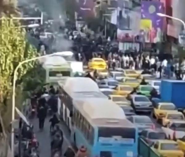 Protests in Tehran on Tuesday, Nov. 15, 2022