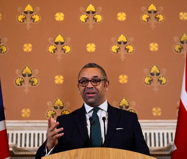 UK Foreign Secretary James Cleverly (undated)