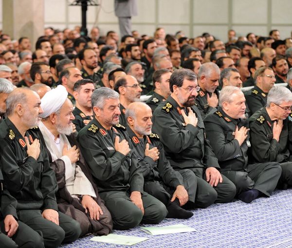 Senior members of the IRGC (file photo) 