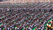 Iran’s Islamic Revolutionary Guard forces (file photo)