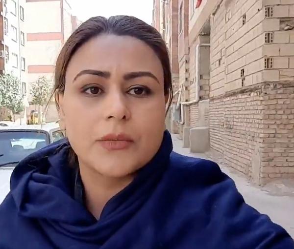 Souri Babai Chegini, a civil activist who was arrested for her anti-hijab protest on July 13, 2022 