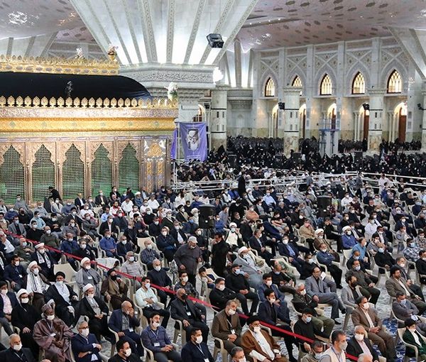 The venue of Khamenei's speech on June 4 was the mausoleum of Khomeini