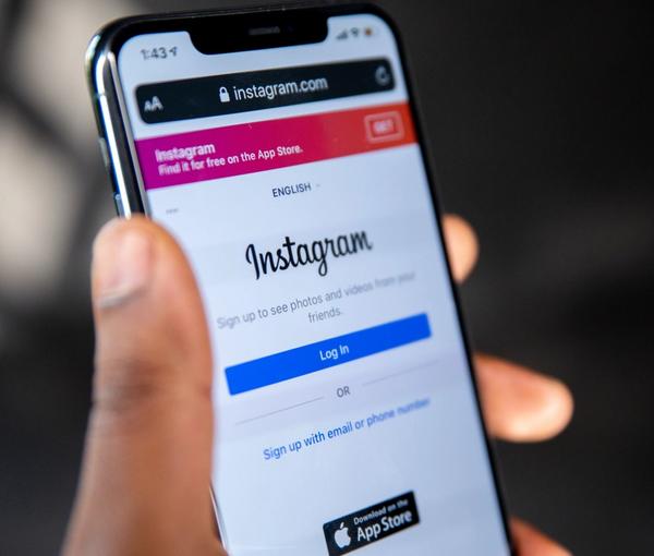 An image showing a user accessing Instagram. FILE PHOTO