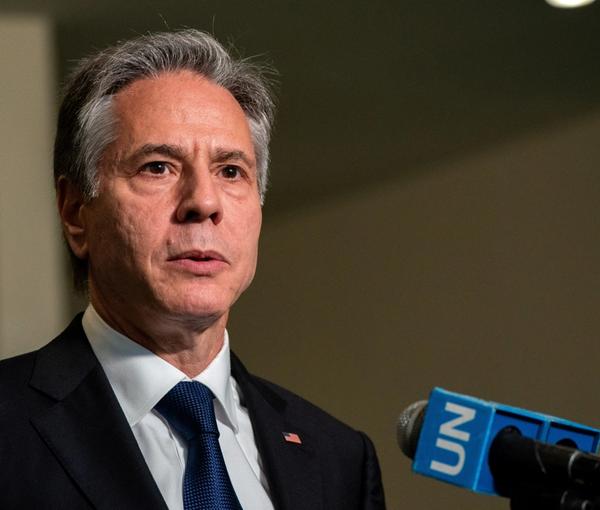US Secretary of State Antony Blinken at the United Nations in 2021