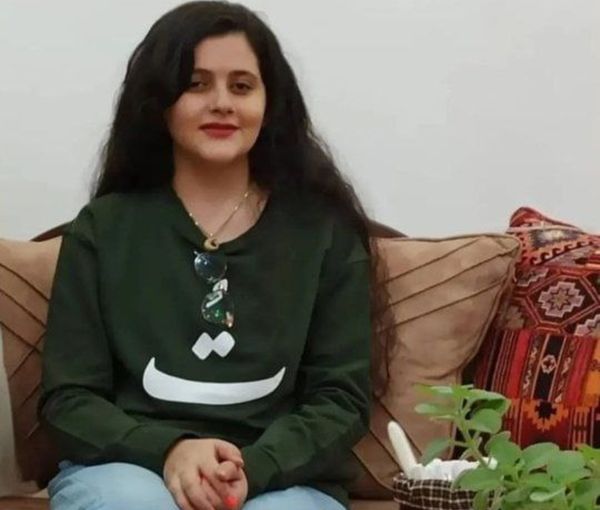 Twenty-two-year-old Mahsa Amini, who died in custody of hijab enforcement patrols (undated)