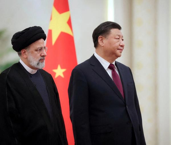 Presidents Raisi and Xi in Beijing on February 14, 2023