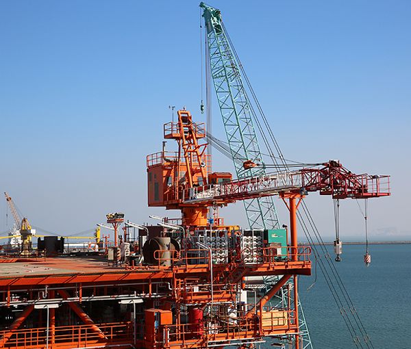 Iran's South Pars gas fields in the Persian Gulf. FILE PHOTO
