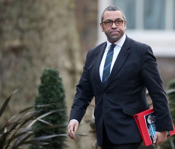 The UK foreign secretary James Cleverly (file photo)
