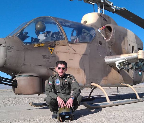 Mehrdad Abdarbashi, an Iranian military pilot who fled to Turkey. File Photo