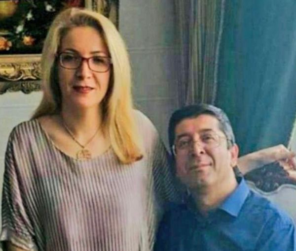 Dr. Hamid Qarahassanlou and his wife Farzaneh. Undated