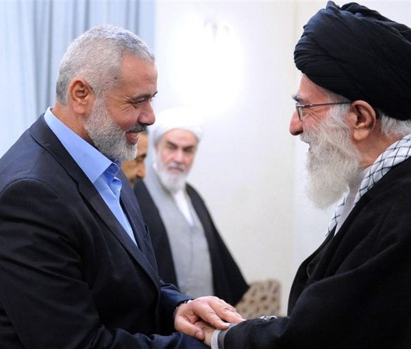 Hamas Political Bureau Chief Ismail Haniyeh and Islamic Republic’s Supreme Leader Ali Khamenei in Tehran  (September 2019)