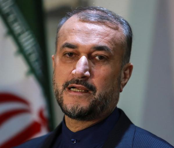 Iran's foreign minister Hossein Amir-Abdollahian