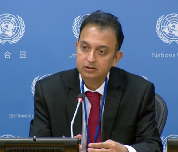 Javaid Rehman, the UN Special Rapporteur on the Human Rights Situation in Iran (file photo)