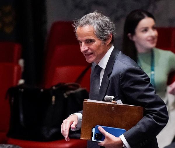 IAEA's Rafael Grossi at the UN headquarters in New York on Oct. 27, 2022