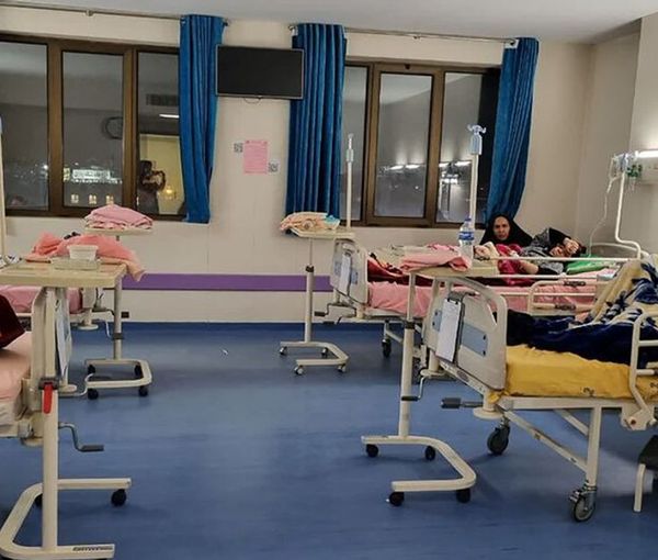 Some of the schoolgirls hospitalized with symptoms of poisoning (February 2023)