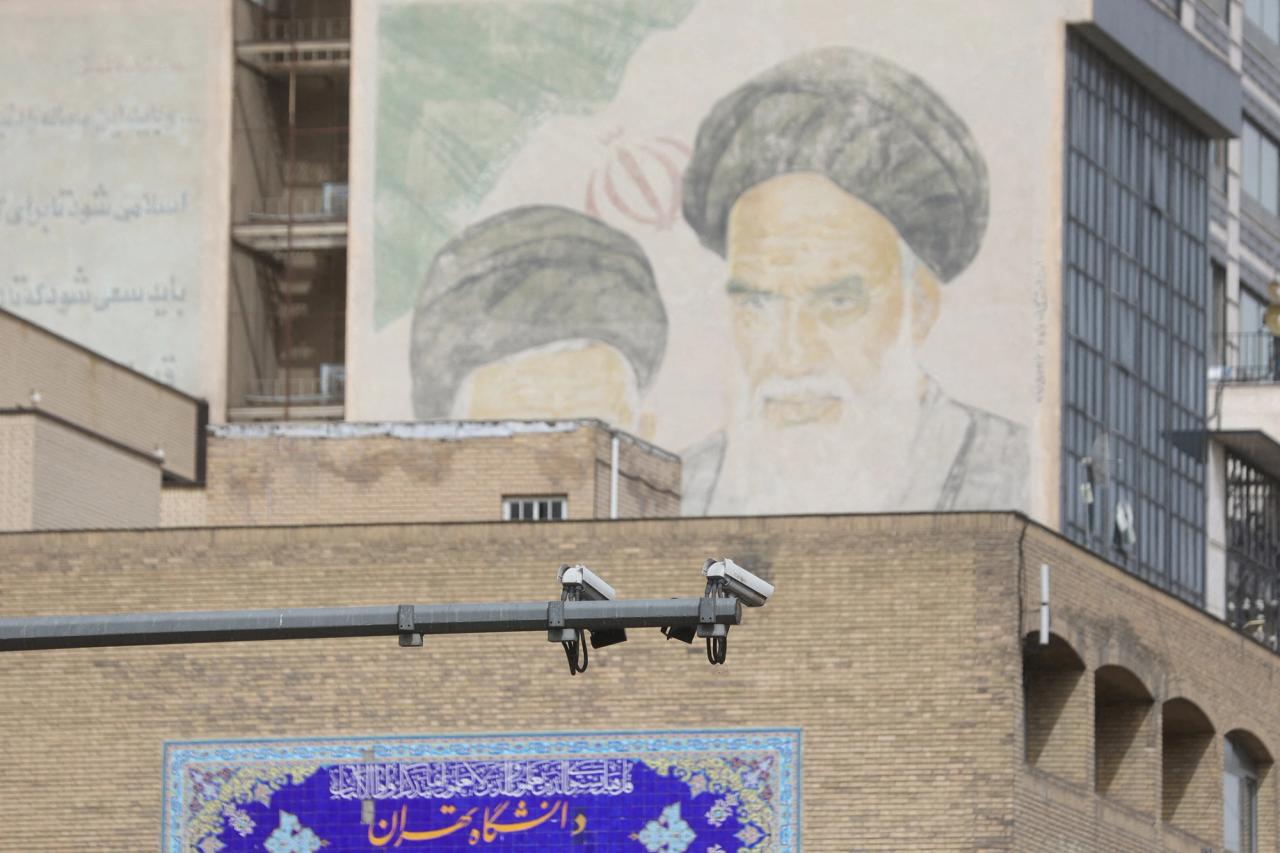 Surveillance cameras in Tehran  