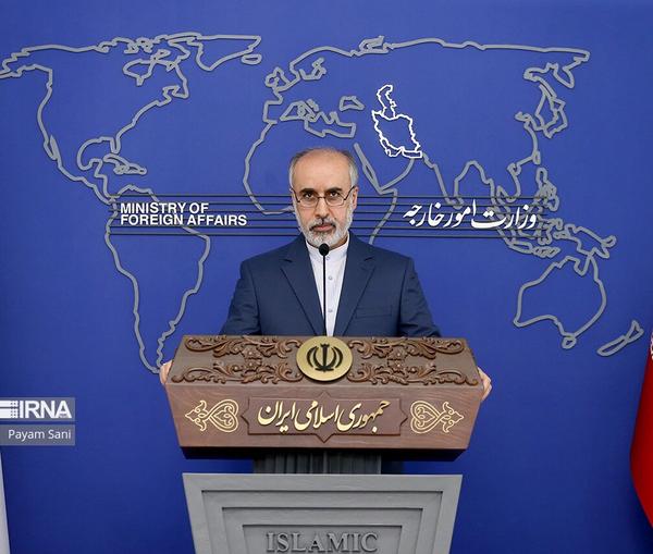 Foreign Ministry spokesman Nasser Kanaani (file photo)