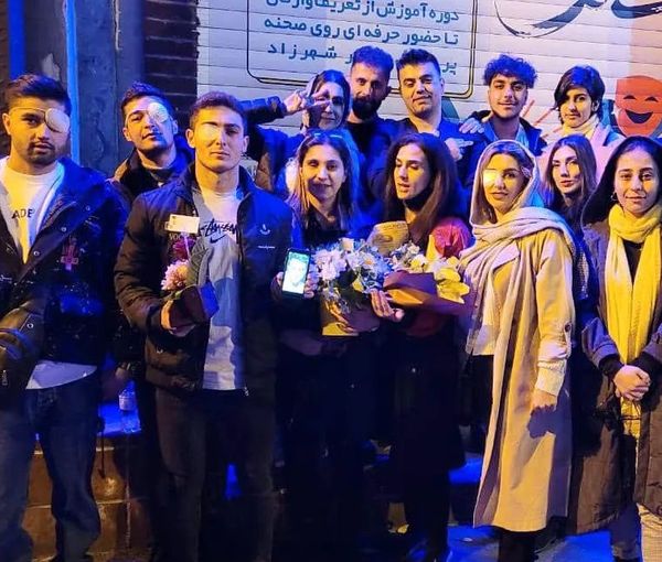 A number of Iranians who have lost sight in one eye during protests gathered in honor of Hamidreza Rouhi, a 19-year-old protester who was killed by three bullets in November 2022 